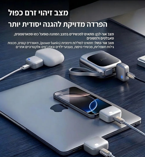 הקופסא החכמה - מתאם טעינה חכם לשמירה על הסוללה