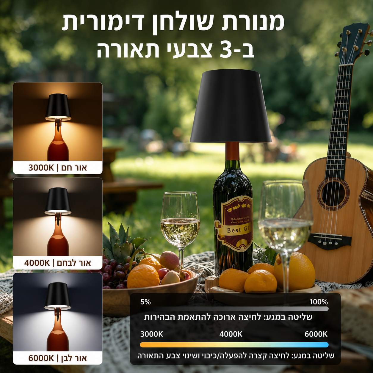 מנורת הבקבוק החכמה